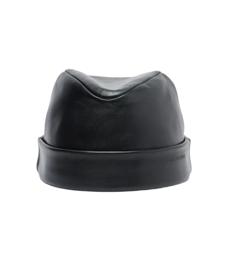 Leather hat