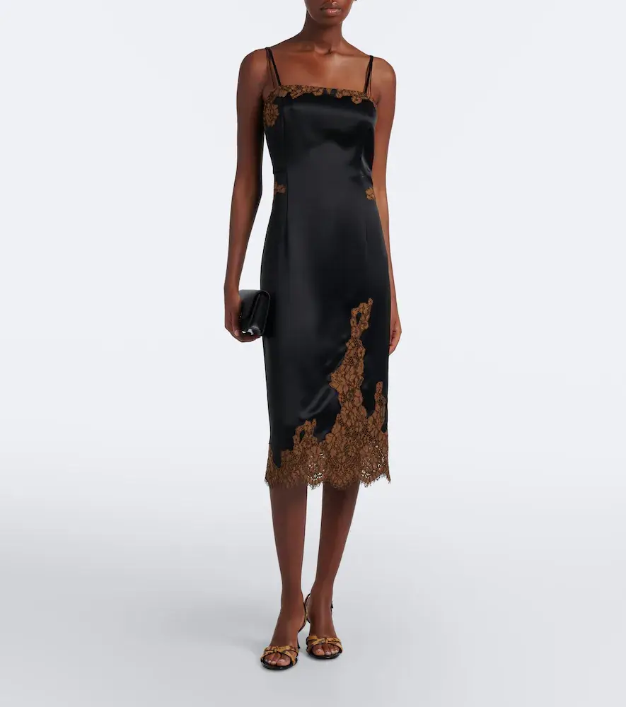 Dorothee Schumacher Lace-trimmed satin slip dress | Thumbnail 5