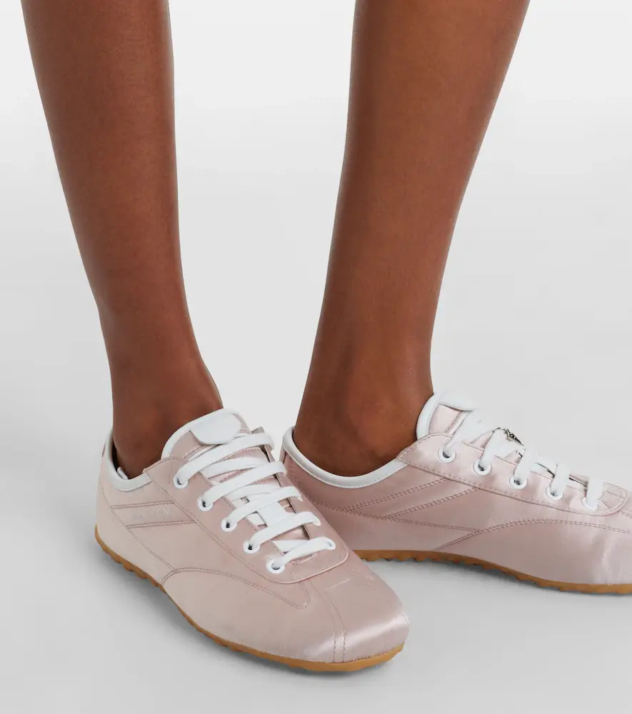 Alexander McQueen Boxe satin sneakers | Thumbnail 4