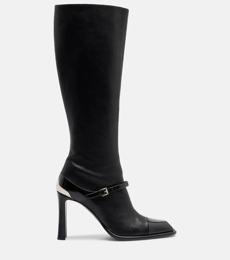 Alexander McQueen Niko leather knee-high boots | Thumbnail 2 Alexander McQueen Niko leather knee-high boots | Thumbnail 2