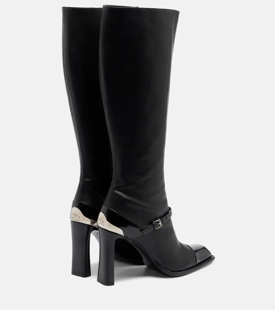 Alexander McQueen Niko leather knee-high boots | Thumbnail 6 Alexander McQueen Niko leather knee-high boots | Thumbnail 6