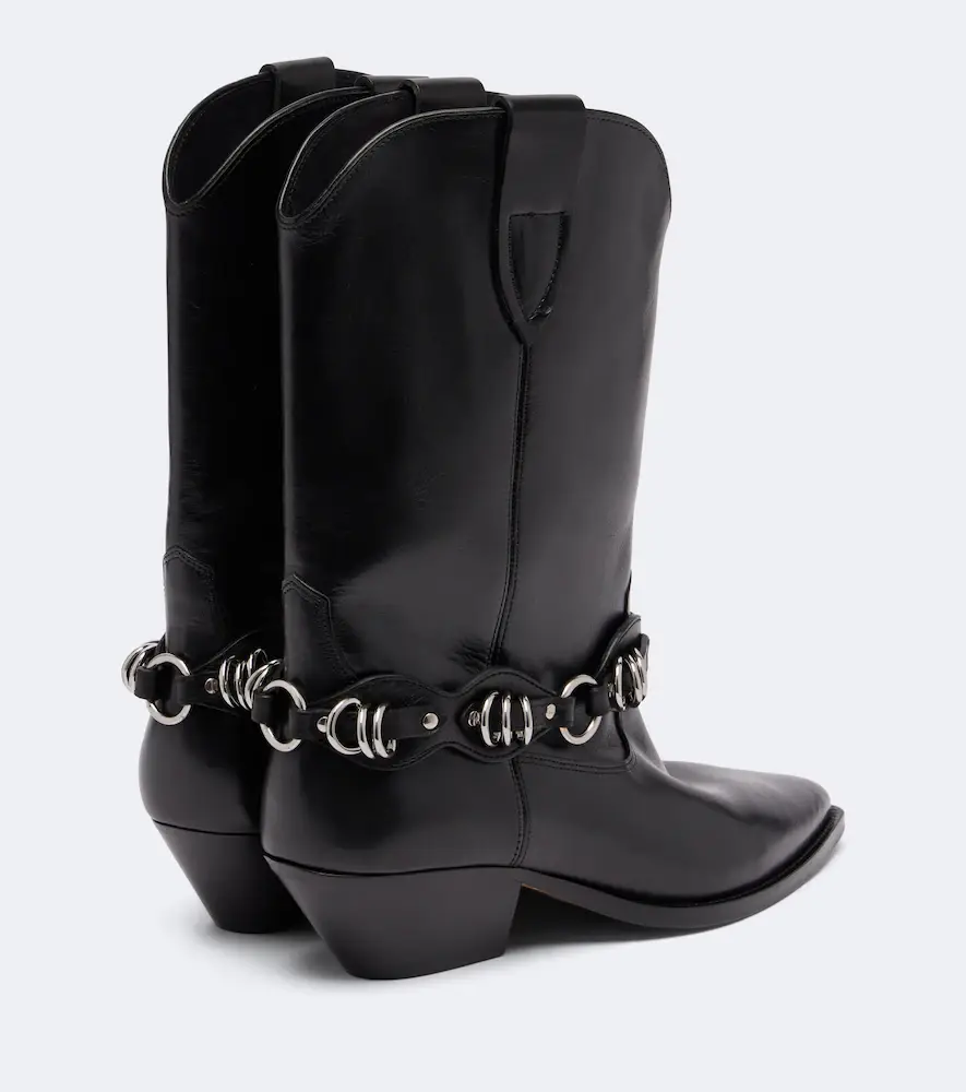 Isabel Marant Duerto embellished leather cowboy boots | Thumbnail 4 Isabel Marant Duerto embellished leather cowboy boots | Thumbnail 4
