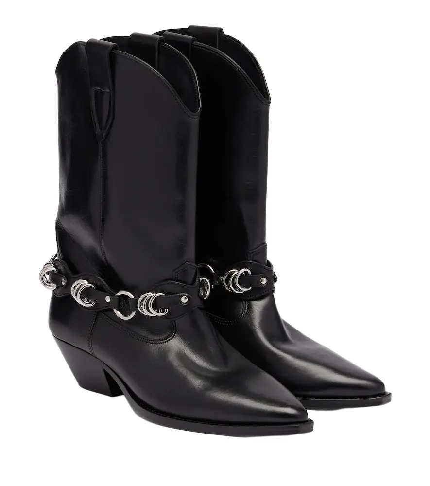 Isabel Marant Duerto embellished leather cowboy boots | Image 1 Isabel Marant Duerto embellished leather cowboy boots | Image 1