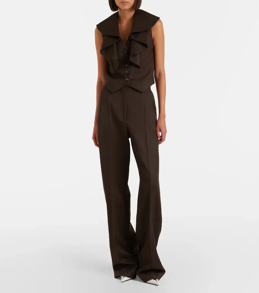Alexander McQueen Wool straight pants | Thumbnail 5 Alexander McQueen Wool straight pants | Thumbnail 5