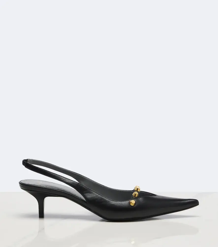 Balenciaga Midnight City leather slingback pumps | Thumbnail 4 Balenciaga Midnight City leather slingback pumps | Thumbnail 4