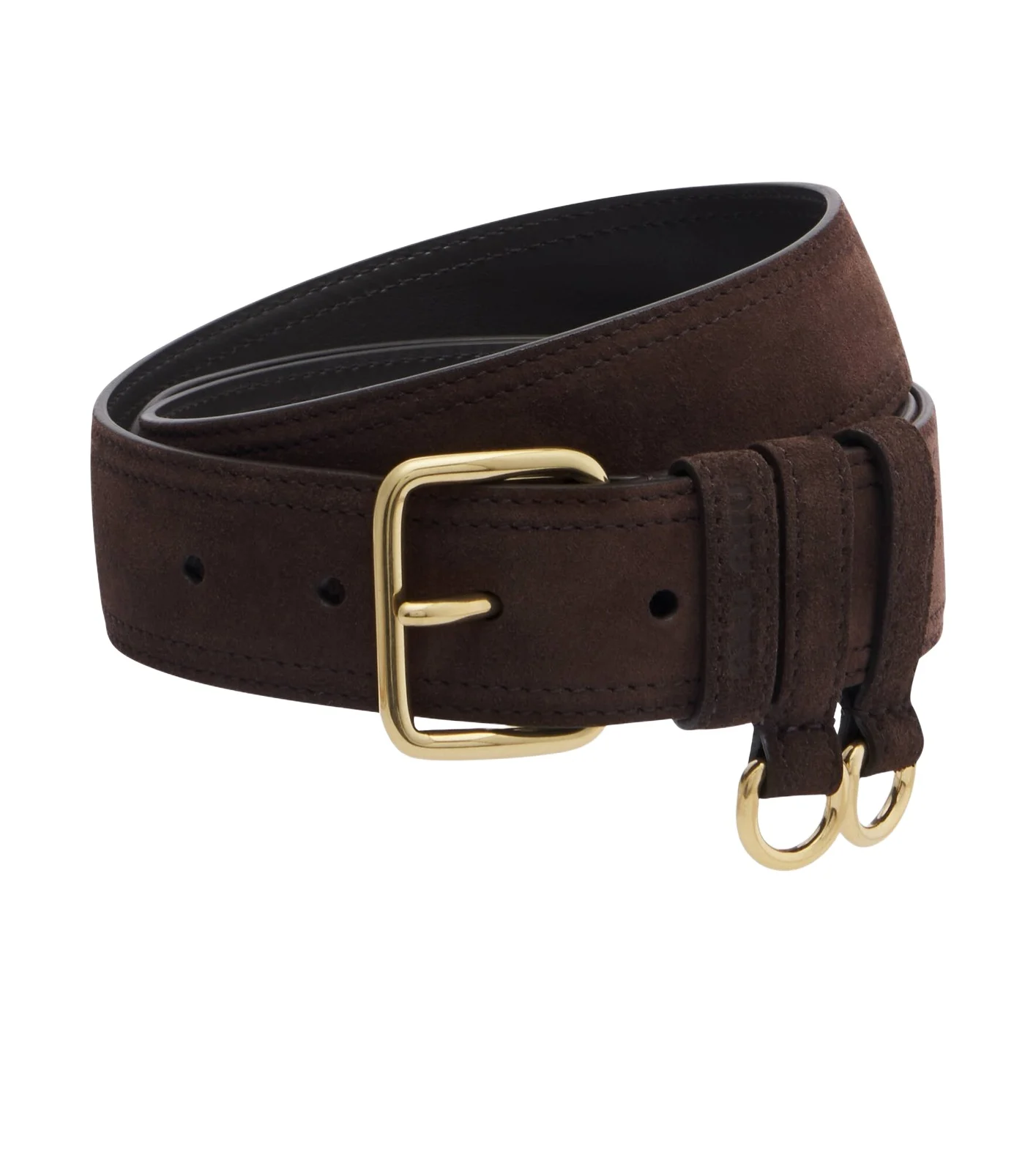 Suede belt