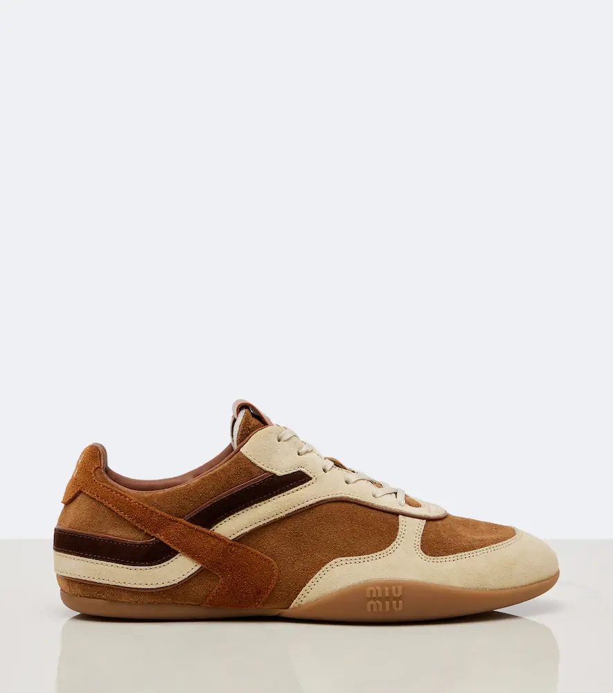 Miu Miu Gymnasium suede sneakers | Thumbnail 3 Miu Miu Gymnasium suede sneakers | Thumbnail 3