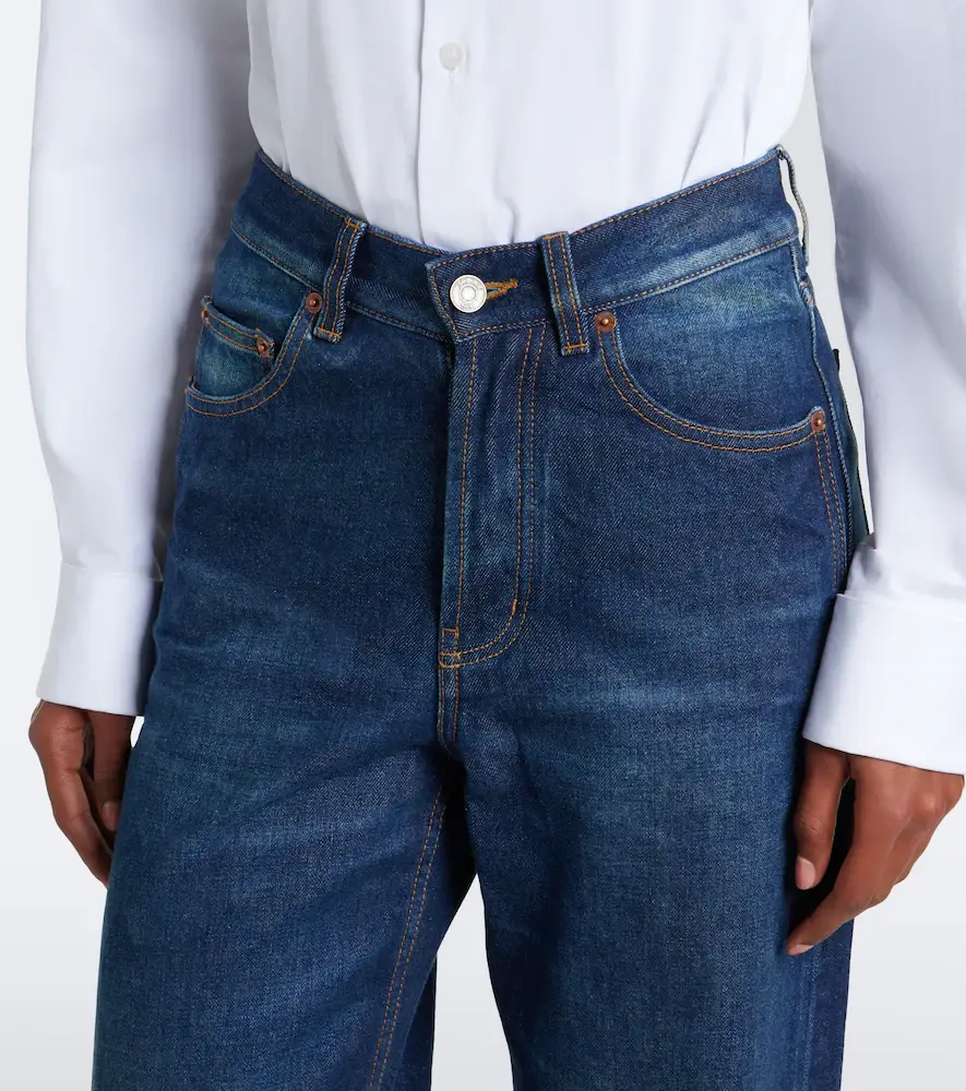 Saint Laurent Faded wide-leg jeans | Thumbnail 4