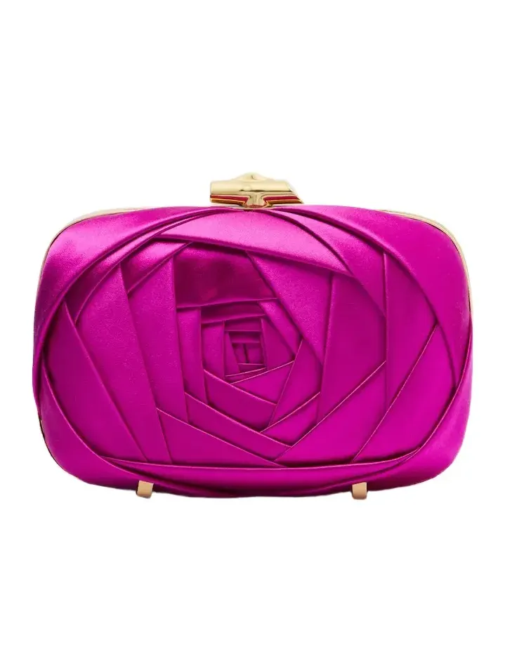 Rose Vivier satin clutch Rose Vivier satin clutch