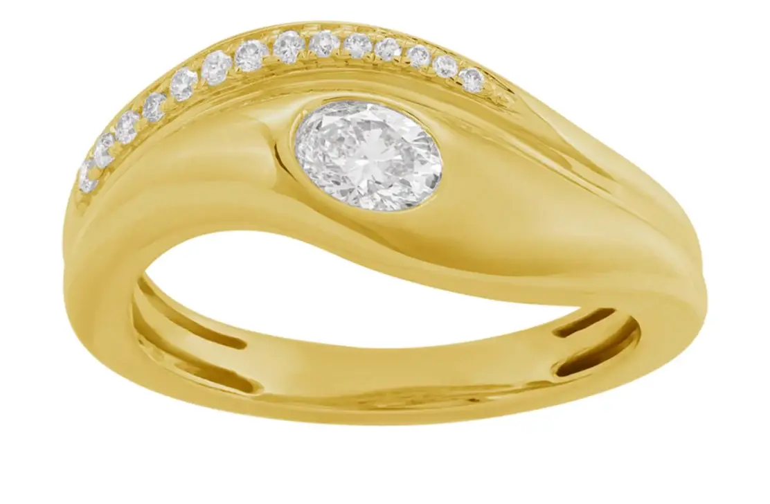 Wish Fine Jewelry 0.40ct Diamond 14K Gold Cocktail Ring | Image 1 Wish Fine Jewelry 0.40ct Diamond 14K Gold Cocktail Ring | Image 1