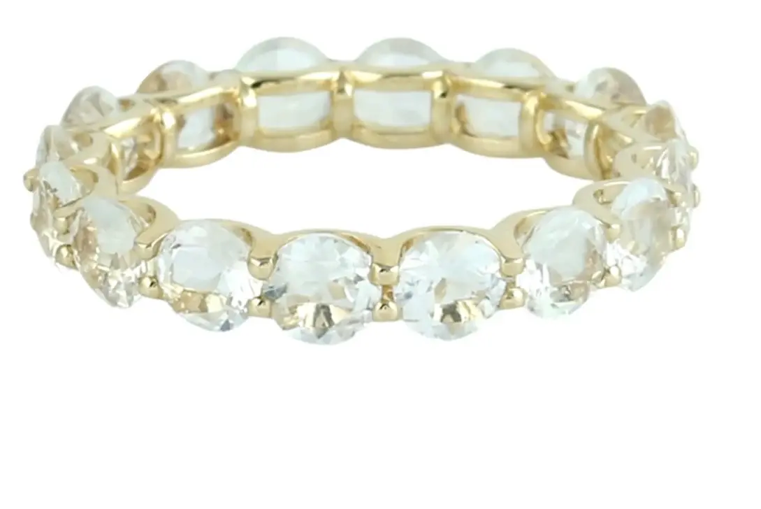 Wish Fine Jewelry ct Diamond 14K Gold Eternity Ring | Image 1 Wish Fine Jewelry ct Diamond 14K Gold Eternity Ring | Image 1