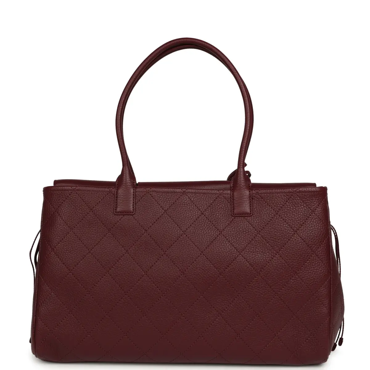 Chanel Chanel Large "Urban Essential" East West Shopping Tote Dark Burgundy Caviar Gold Hardware | Thumbnail 4 Chanel Chanel Large "Urban Essential" East West Shopping Tote Dark Burgundy Caviar Gold Hardware | Thumbnail 4
