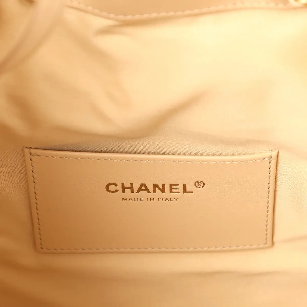 Chanel Chanel Medium 25 Hobo Bag Light Beige Caviar Antique Gold Hardware | Thumbnail 9 Chanel Chanel Medium 25 Hobo Bag Light Beige Caviar Antique Gold Hardware | Thumbnail 9