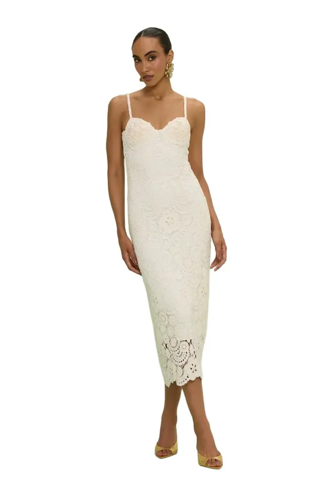 PatBo GAL EMBROIDERY MIDI DRESS | Image 1 PatBo GAL EMBROIDERY MIDI DRESS | Image 1