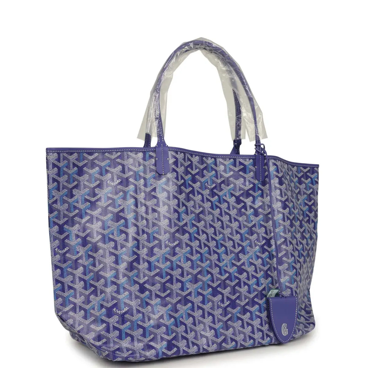 goyard Goyard Goyardine Blueberry Purple Saint Louis GM Tote Palladium Hardware | Thumbnail 2 goyard Goyard Goyardine Blueberry Purple Saint Louis GM Tote Palladium Hardware | Thumbnail 2