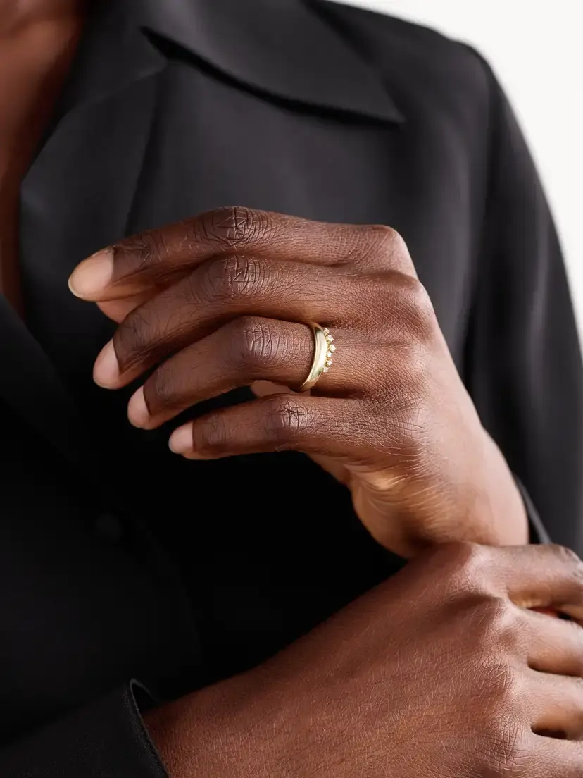 Mizuki 14-karat Gold Diamond Ring | Thumbnail 2 Mizuki 14-karat Gold Diamond Ring | Thumbnail 2