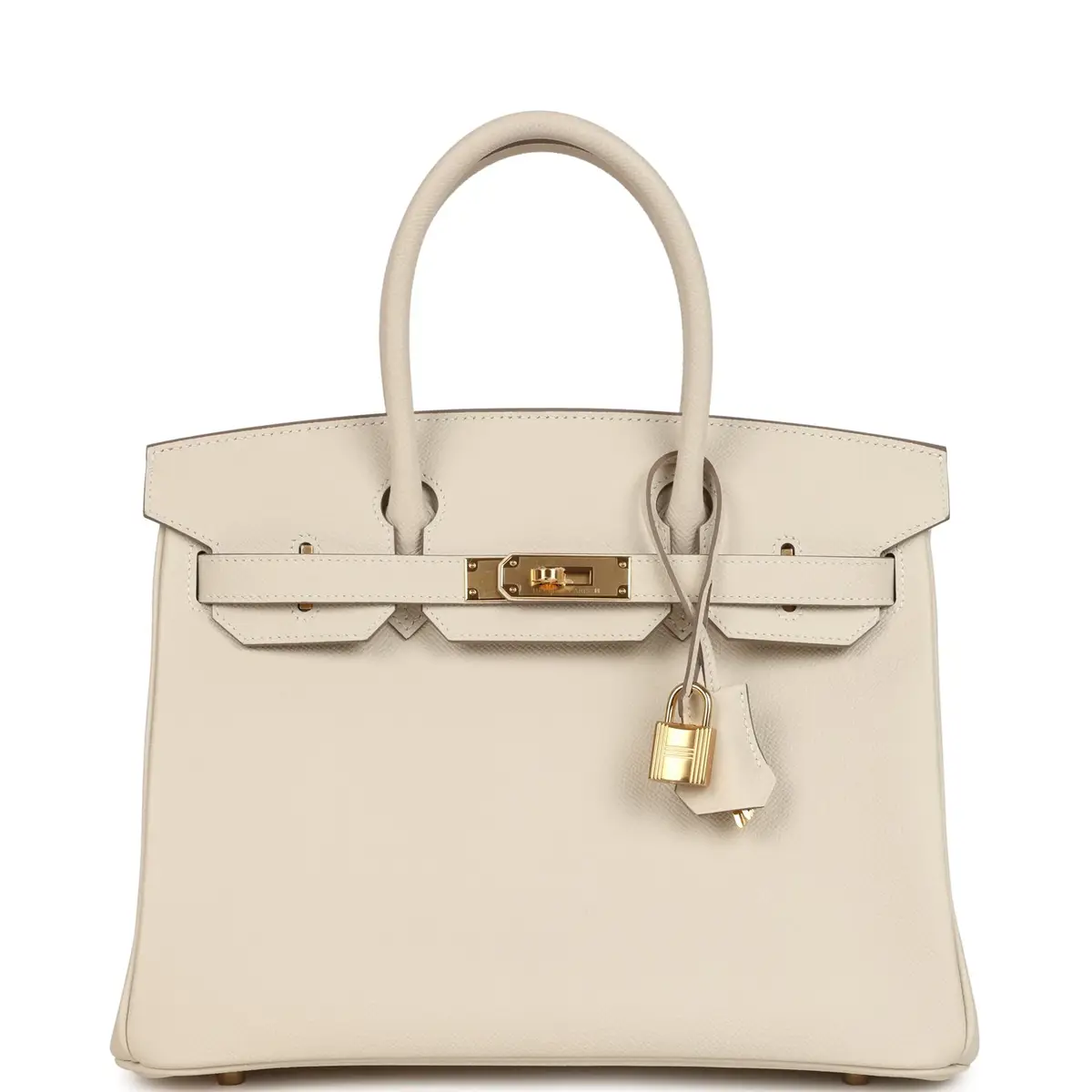 HERMÈS Hermes Birkin 30 Craie Epsom Gold Hardware | Image 1 HERMÈS Hermes Birkin 30 Craie Epsom Gold Hardware | Image 1