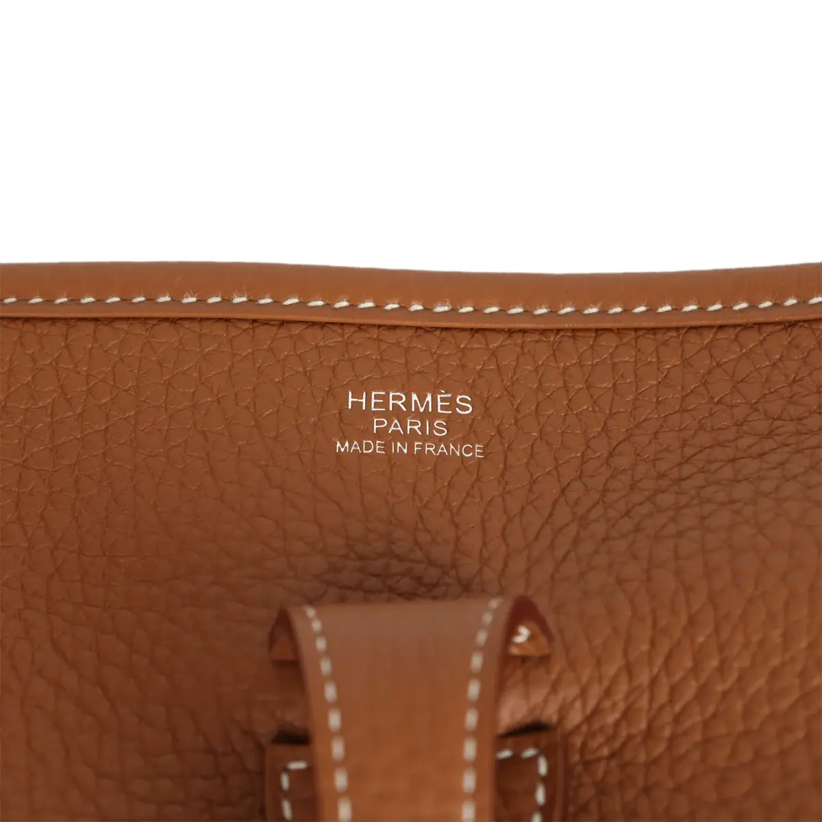HERMÈS Hermes Evelyne III PM Gold Clemence Palladium Hardware | Thumbnail 7 HERMÈS Hermes Evelyne III PM Gold Clemence Palladium Hardware | Thumbnail 7