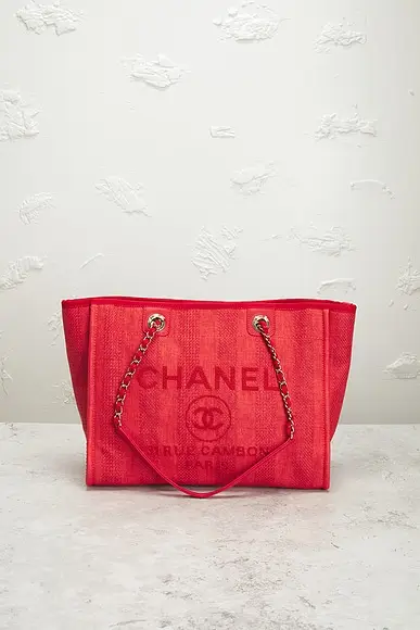 Chanel Chanel Small Deauville Tote Bag | Thumbnail 2 Chanel Chanel Small Deauville Tote Bag | Thumbnail 2