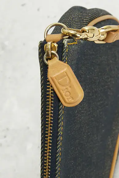 Dior Denim Pochette Saddle Bag | Thumbnail 6 Dior Denim Pochette Saddle Bag | Thumbnail 6