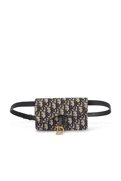 Dior Oblique Saddle Belt Bag