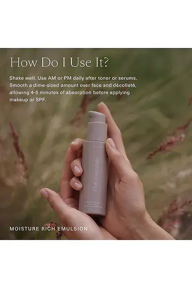 Oak Essentials Moisture Rich Emulsion | Thumbnail 6 Oak Essentials Moisture Rich Emulsion | Thumbnail 6