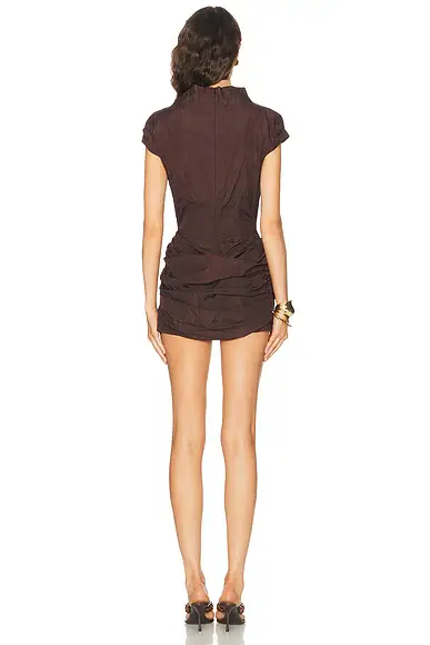 Magda Butrym Short Sleeve Mini Dress | Thumbnail 3 Magda Butrym Short Sleeve Mini Dress | Thumbnail 3