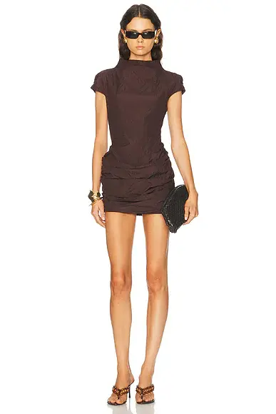 Magda Butrym Short Sleeve Mini Dress | Image 1 Magda Butrym Short Sleeve Mini Dress | Image 1