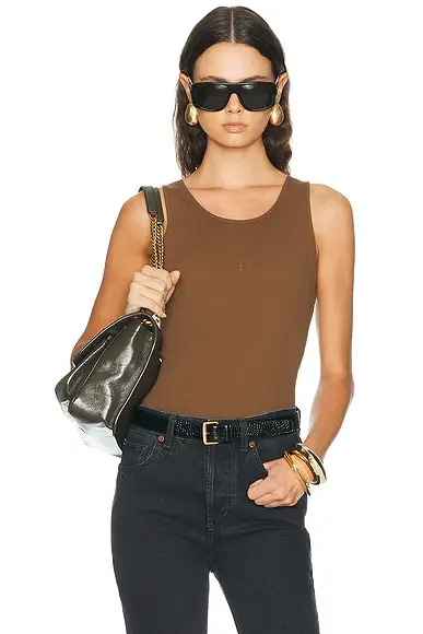 Saint Laurent Cassandre Tank Top | Image 1 Saint Laurent Cassandre Tank Top | Image 1