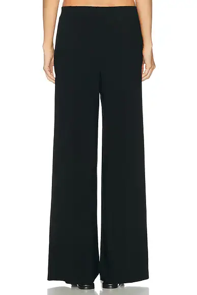 Norma Kamali Flat Front Wide Pant | Thumbnail 4 Norma Kamali Flat Front Wide Pant | Thumbnail 4