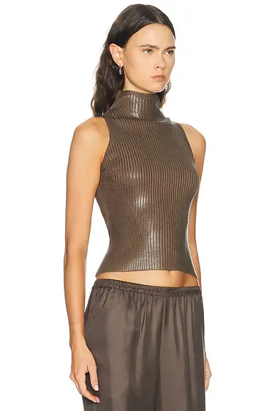 Ralph Lauren Collection Sleeveless Mockneck Sweater | Thumbnail 2 Ralph Lauren Collection Sleeveless Mockneck Sweater | Thumbnail 2