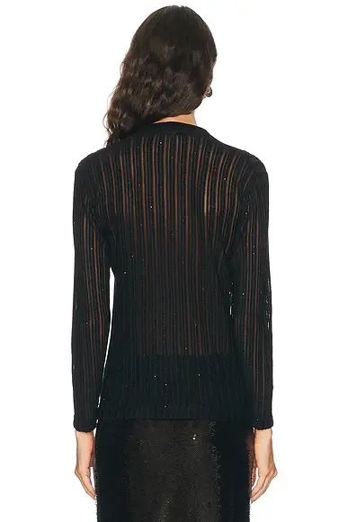 Tom Ford Micro Sequins Evening Cardigan | Thumbnail 3