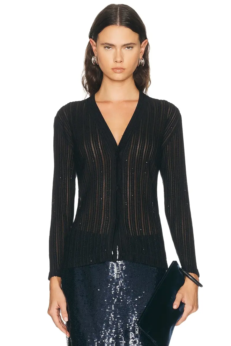 Micro Sequins Evening Cardigan Micro Sequins Evening Cardigan