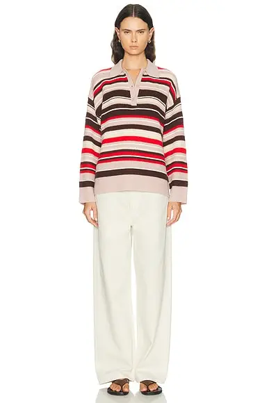 Sablyn Billie Relaxed Collared Sweater | Thumbnail 4 Sablyn Billie Relaxed Collared Sweater | Thumbnail 4