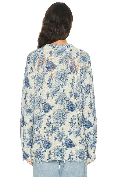 R13 Printed Boyfriend Cardigan | Thumbnail 3 R13 Printed Boyfriend Cardigan | Thumbnail 3