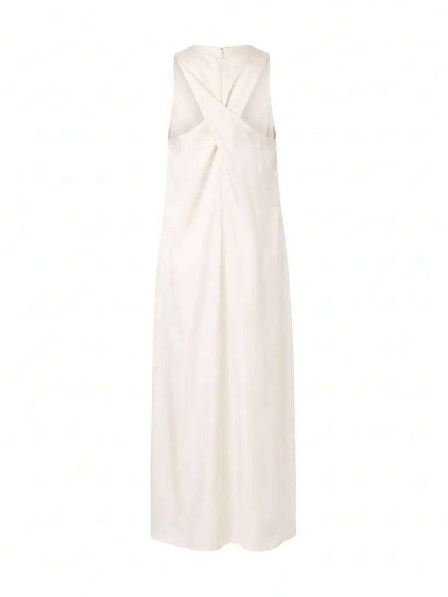 Loulou de Saison Paloma Silk Twist Midi Dress | Thumbnail 2 Loulou de Saison Paloma Silk Twist Midi Dress | Thumbnail 2