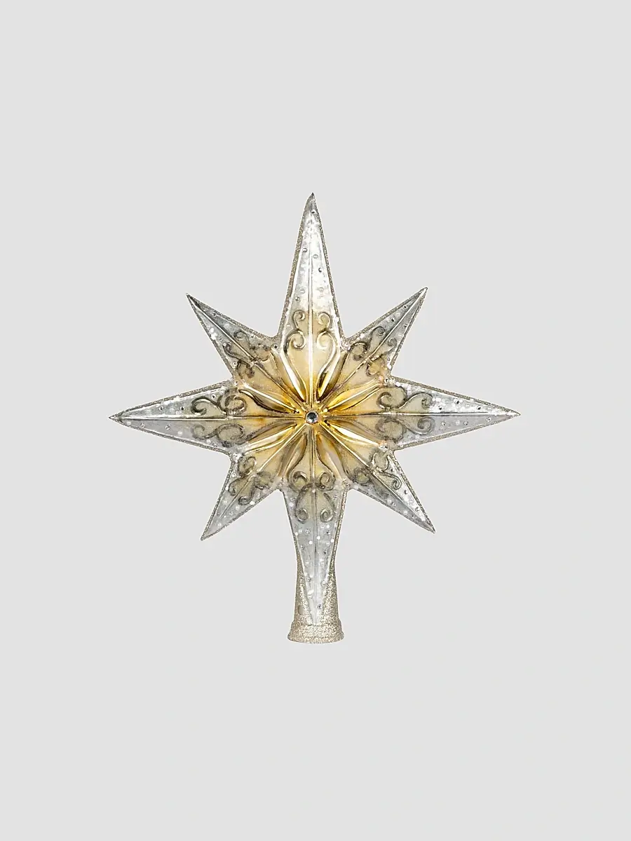 Christopher Radko Radiant Stellar Glass Tree Topper | Thumbnail 2 Christopher Radko Radiant Stellar Glass Tree Topper | Thumbnail 2
