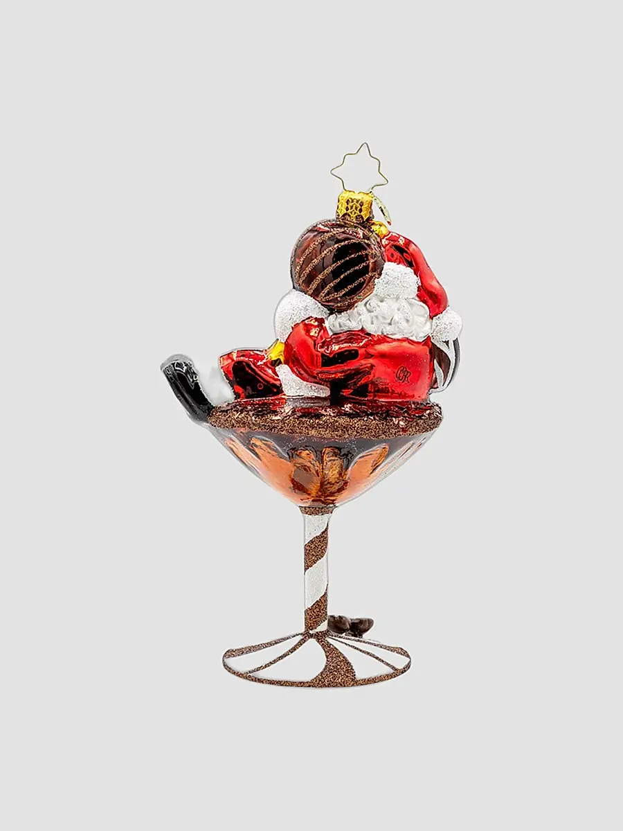 Christopher Radko Santa's Merry Martini Brew Glass Ornament | Thumbnail 2 Christopher Radko Santa's Merry Martini Brew Glass Ornament | Thumbnail 2