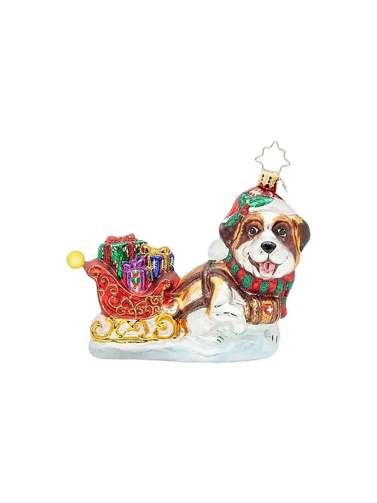 Christopher Radko Animals North Pole Pawtrol Ornament | Image 1 Christopher Radko Animals North Pole Pawtrol Ornament | Image 1