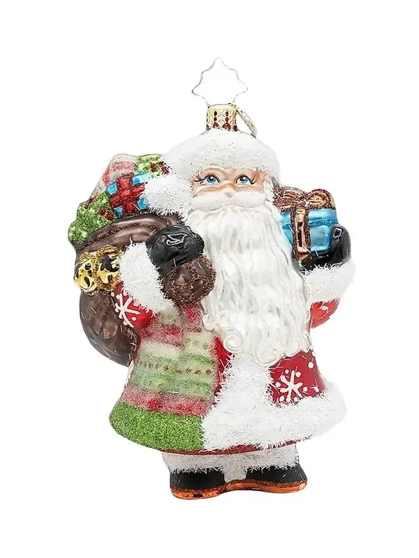 Christopher Radko The Jolliest Fellow Glass Ornament