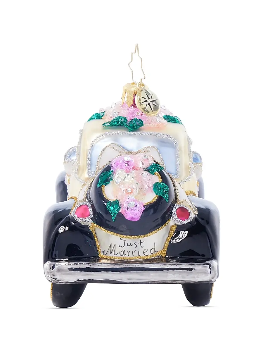 Christopher Radko Wedding Day Wheels Ornament | Thumbnail 2 Christopher Radko Wedding Day Wheels Ornament | Thumbnail 2