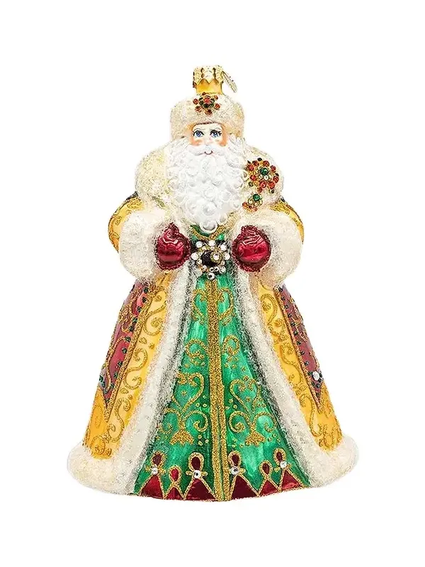Christopher Radko Crown Of Christmas Glass Ornament