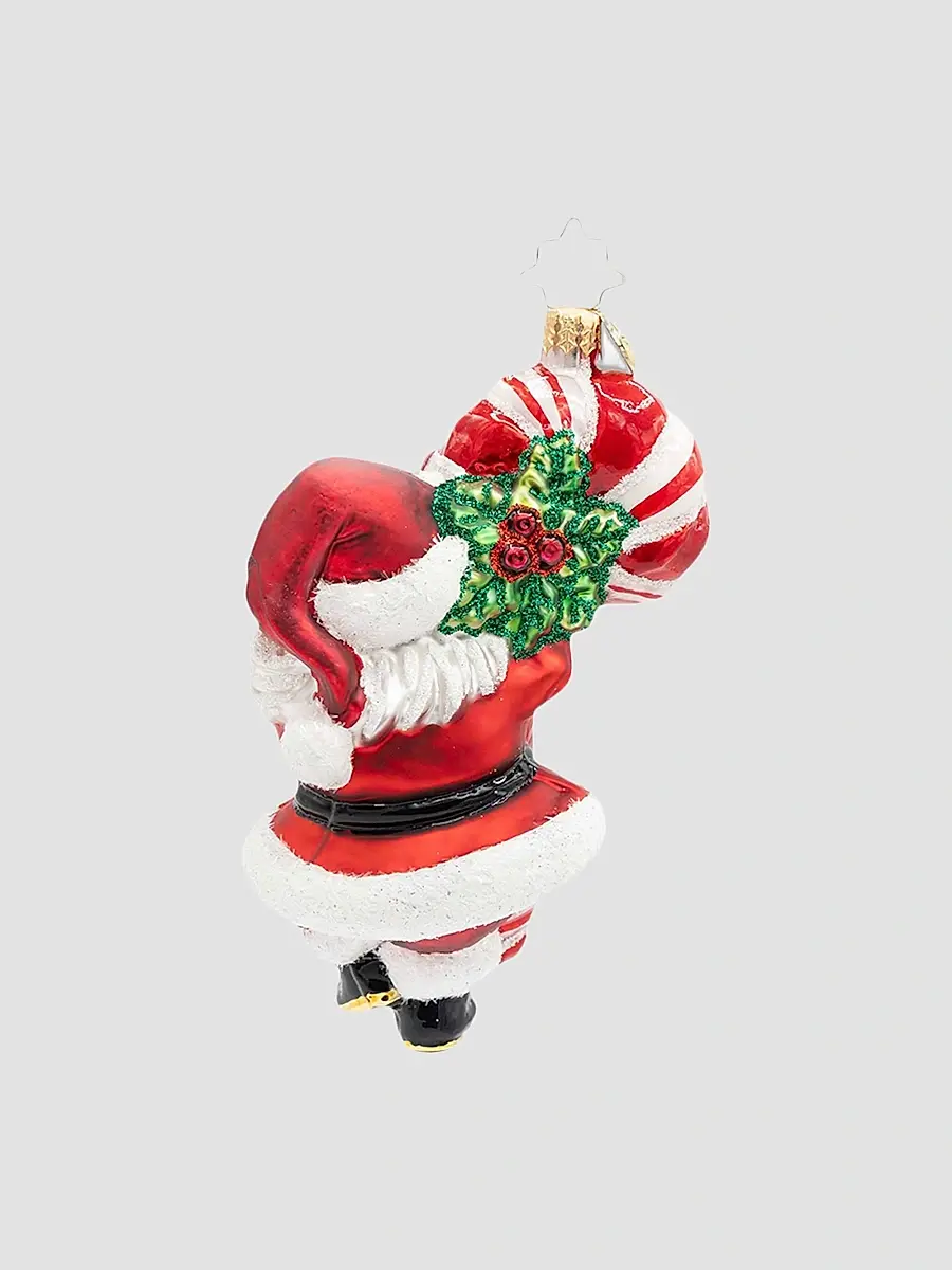 Christopher Radko Whimsical Santa St. Nick's Retro Cheer Glass Ornament | Thumbnail 2 Christopher Radko Whimsical Santa St. Nick's Retro Cheer Glass Ornament | Thumbnail 2