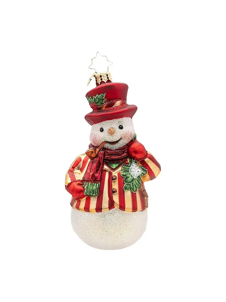 Christopher Radko Mistletoe Mischief Glass Ornament | Image 1 Christopher Radko Mistletoe Mischief Glass Ornament | Image 1