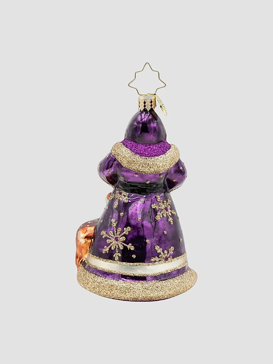 Christopher Radko Woodland Wonder Santa Glass Ornament | Thumbnail 2 Christopher Radko Woodland Wonder Santa Glass Ornament | Thumbnail 2