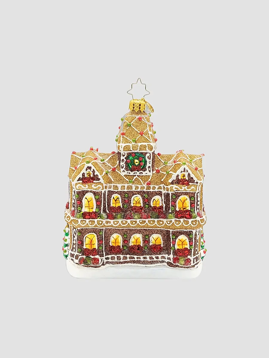 Christopher Radko Candy & Sweets Gingerbread Manor Glass Ornament | Thumbnail 2 Christopher Radko Candy & Sweets Gingerbread Manor Glass Ornament | Thumbnail 2