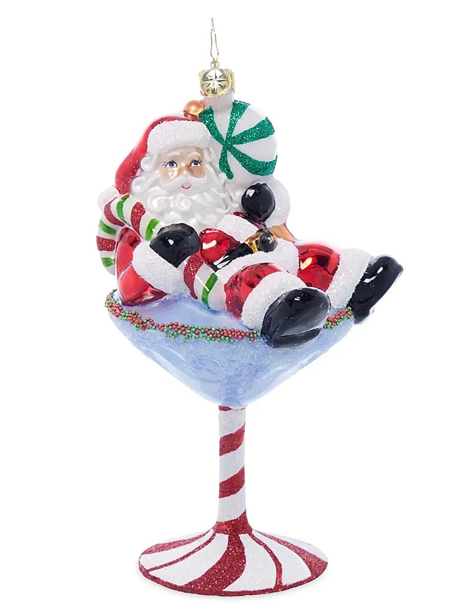 Christopher Radko Santa-Tini Ornament | Image 1 Christopher Radko Santa-Tini Ornament | Image 1