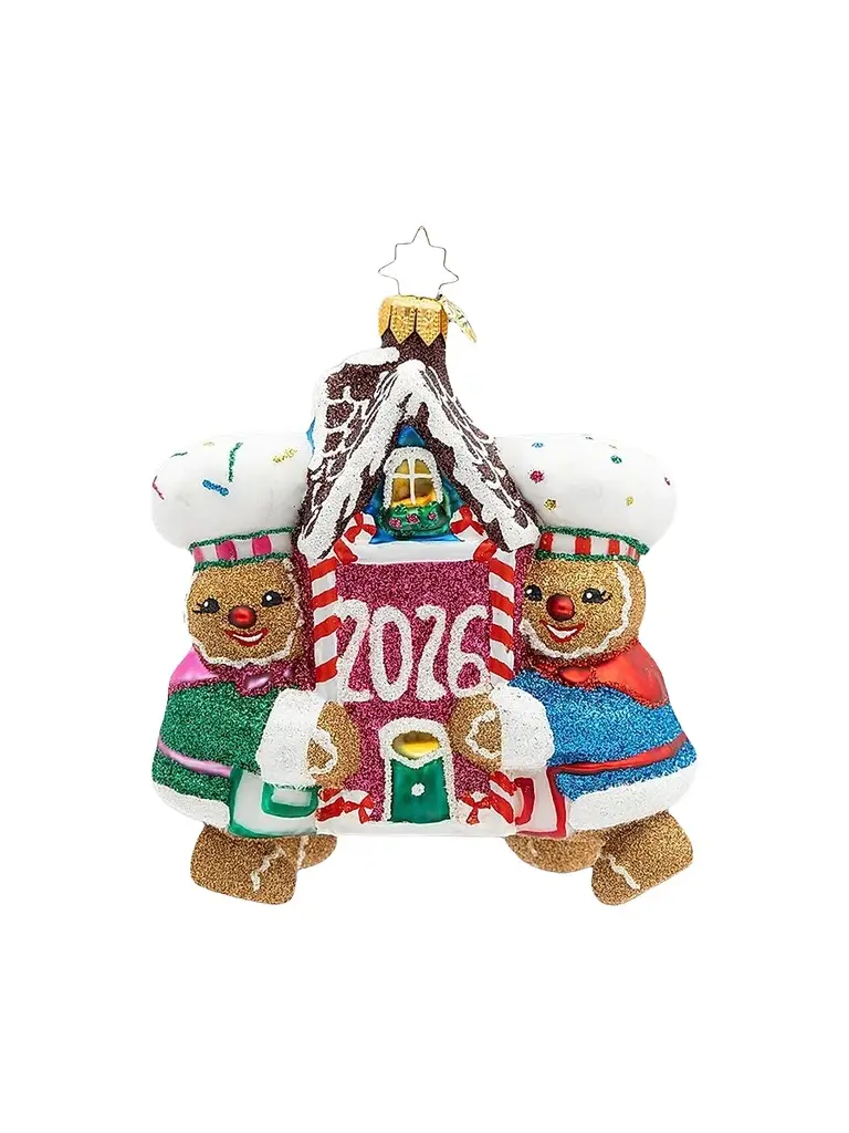 Christopher Radko Baking Up Joy 2026 Glass Ornament | Image 1 Christopher Radko Baking Up Joy 2026 Glass Ornament | Image 1