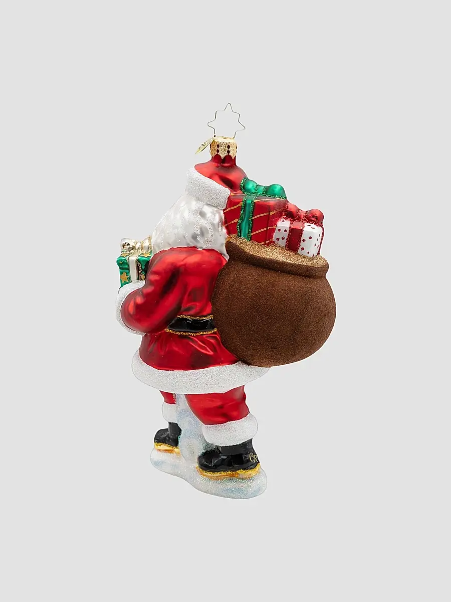 Christopher Radko American Santa Merry Saint Nick Glass Ornament | Thumbnail 2 Christopher Radko American Santa Merry Saint Nick Glass Ornament | Thumbnail 2