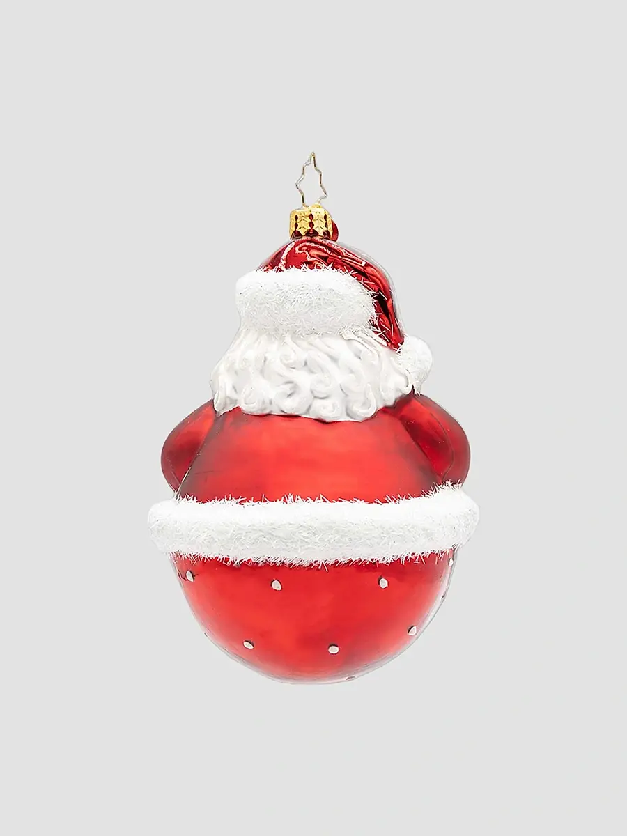 Christopher Radko Whimsical Santa Bearing Holiday Cheer Glass Ornament | Thumbnail 2 Christopher Radko Whimsical Santa Bearing Holiday Cheer Glass Ornament | Thumbnail 2